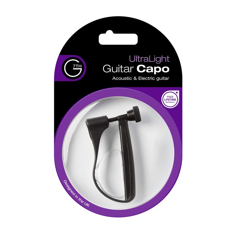 G7th Ultra Light 6 String Capo, Black (G7ULBK) - Image 4